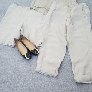 JJill 3 piece summer linen